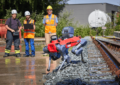 Testen van robots op het spoor in samenwerking met Syracuse